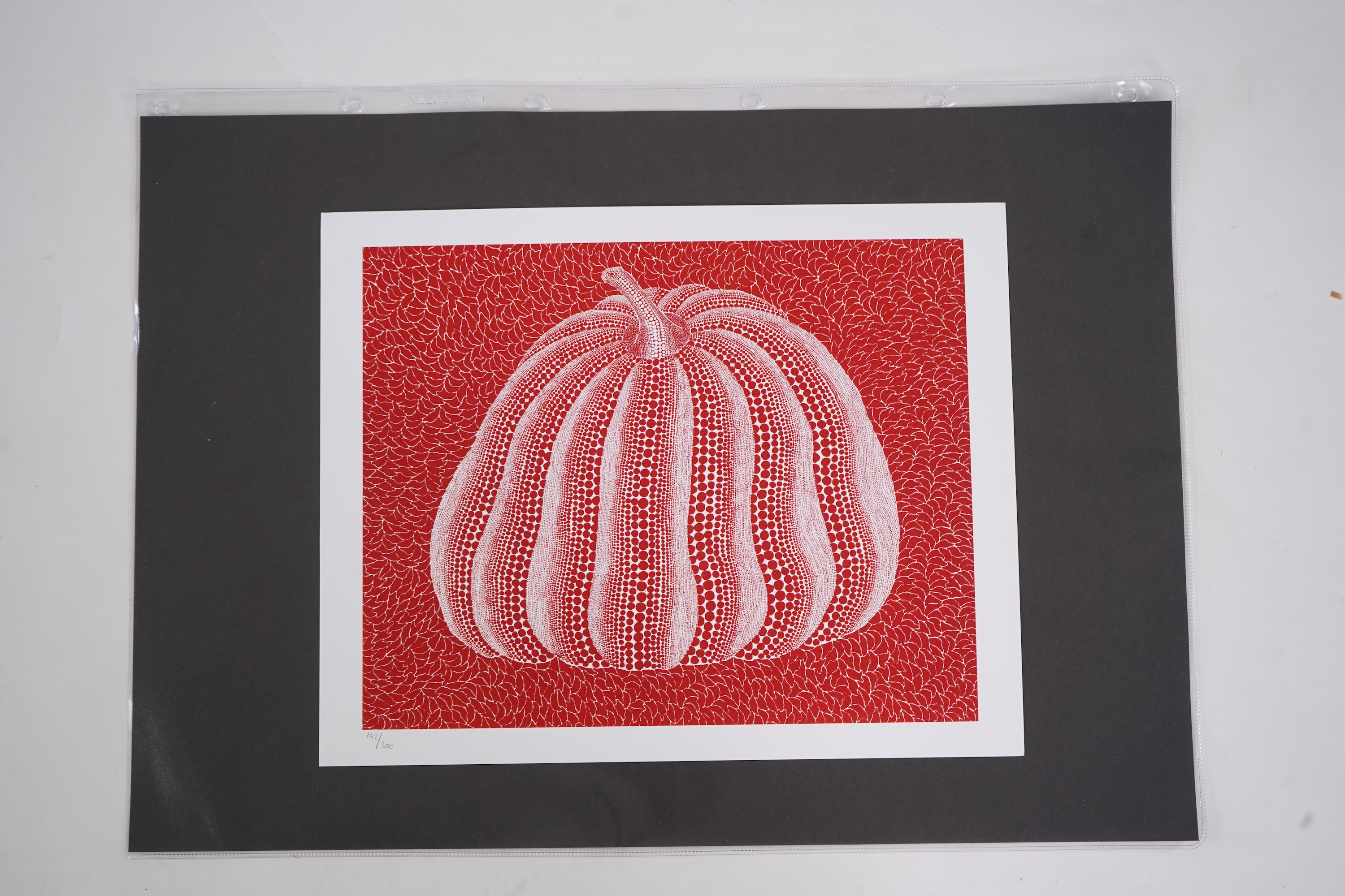 Yayoi Kusama, Japanese b. 1929, 'Pumpkin (Red)'